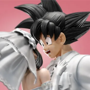 Аниме Dragon Ball DBZ Фигурка son Goku Чичи Сватбен Декор Кукла се Ожени Фигурка Аниме PVC Фигурки, Играчки За Възрастни са подбрани Модел Подарък