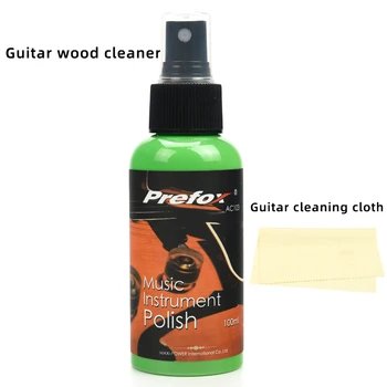 Prefox Guitar cleaner AC103 cleaner мека чистящая салфетка, за да се грижи за китари, пиана, скрипичными инструменти.100 мл.