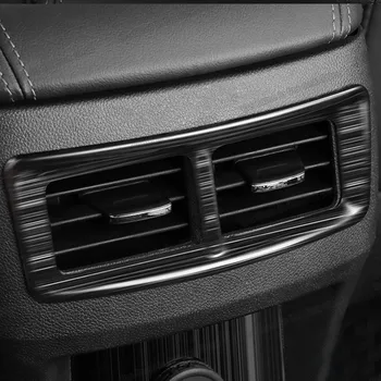 въглеродни влакна Авто Заден Подлакътник отдушник На Изхода Рамка на Кутията Апликации Стайлинг за Cadillac Ct4 2020 2021 2022 Авто Аксесоари