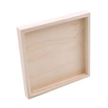 Дървена настолна играчка е 1 брой 12 см х 12 см Дървена дъска За шест двустранен Рисуване Градивен елемент Аксесоари