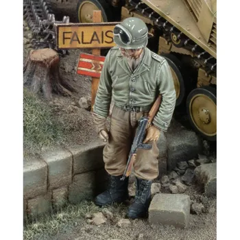 1/35 Смоляная фигурка на модела комплекти на Втората световна война американският Танкер и Томпсън в разглобено и неокрашенном формата на