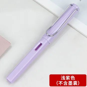 Дръжката е с цветна прозрачна пластмасова дръжка за практикуване на калиграфия, чанта за мастило, писалка, модел D-6504