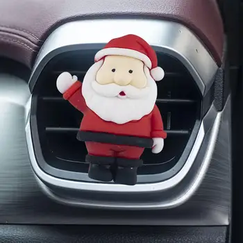 Украса На Колата Коледа Отдушник Клип На Дядо Автомобилни Освежители За Въздух Аксесоари За Декориране За Момичета Пъстра Коледна Елха