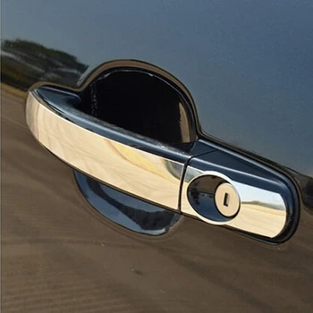 Покритие от неръждаема стомана, Дръжки на Вратите, Капаци ABS Хромирана рамка, която дръжка капак за Ford focus 2 3 2005-2011 2012 2013 автоаксесоари