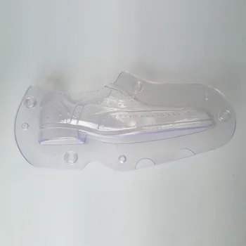Нов 3D САМ Мъжки Кожени Обувки Шоколадови Форми Прозрачна Форма За Печене на Торта, Украса на Мухъл Инструменти Лесно се отделят Чисти Форми За Производство на шоколадови Бонбони