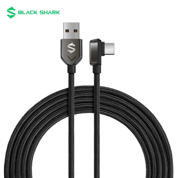 Black Shark Правоъгълен USB кабел-3A C, за бързо зареждане на телефона Cord1.8m за Xiaomi Redmi / One Plus / Игри кабел с дизайн на ROG лакътя