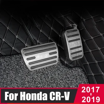 Капак педал на автомобил, Покриване на педала на газта, спирачките, Алуминиеви накладки, Ремонт на интериора За Honda CRV CR-V 2012-2016 2017 2018 2019 2020