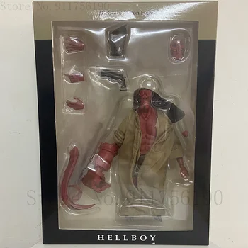 Фигурка Хеллбоя Mezco Истинска Дрехи Да се Събличат Хеллбоя PVC Фигурки са подбрани Модел Играчки Кукла Коледен Подарък 18 СМ