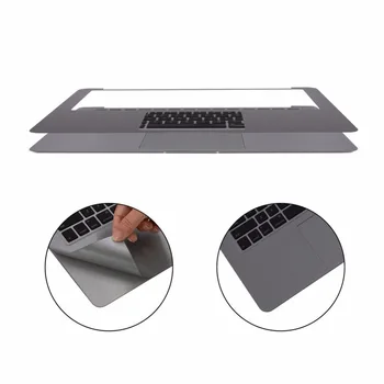 Защитен панел за китката с пълна защита за Macbook Air13 A1932 Touch Bar 13 15 (модел: A1706 / A1989 / A1708 / A1707 / A1990)-Space grey