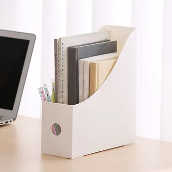 Сгъваем Настолен Органайзер Офис Кутия За Съхранение На Файлове На Документи Многофункционални Книга Молив Кутия За Съхранение На Всички Всячины Черен Бял