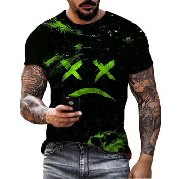 Мъжка тениска С 3D принтом, тениска с изображение на Животни, Тениски с Хубав Модел, Блузи, Мъжки/Дамски тениска, Забавна тениска с домашни любимци