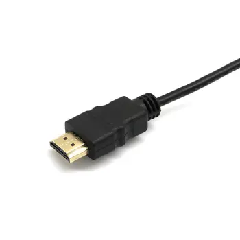 1 М HDMI-съвместим с VGA D-SUB Мъжки видео адаптер Кабел за КОМПЮТЪР HDTV Монитора видео адаптер Кабел