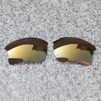 Продажба на едро E. O. S Поляризирани Подобрени Сменяеми Лещи за Слънчеви Очила Oakley Flak Jacket XLJ - Бронзово-Златното Поляризованное Огледало