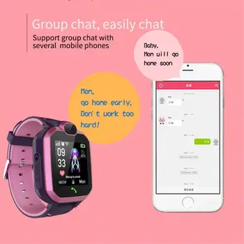 Детски телефонни часовници с двустранно позициониране GPS 1,44-инчов Hd Сензорен екран със защита от загуба на монитора Студентски Умен часовник