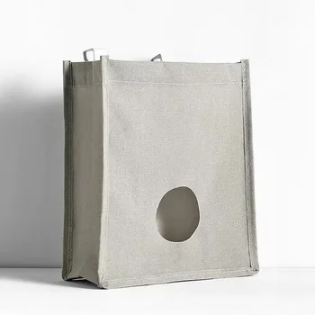 Памучен Стенни Чанта За Съхранение на Caddy чанта за боклук Над Вратата Чанта Органайзер за Спалня Кухня Баня