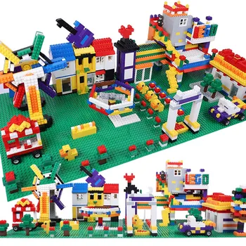 50*50 Точки Укрепване котлон, Съвместим С LegoINGlys Строителни Блокове САМ детска Укрепване Печка 40*40 см Развиване на Тухли Играчки Детски подарък