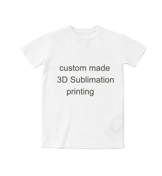 ИСТИНСКИ американец американски размера на поръчката - Създайте своя собствена тениска с 3D сублимационным принтом плюс размер 3xl 4XL 5XL 6XL