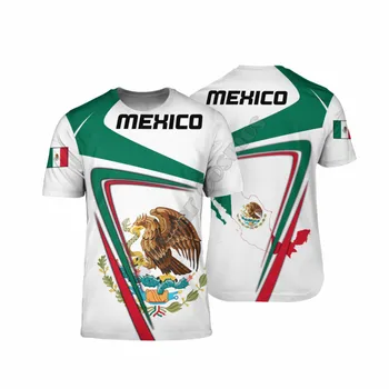 Тениски с 3D принтом Viking Mexico, мъжки и дамски градинска облекло в стил харадзюку, хип-хоп, къс ръкав, новост 2021 г.